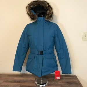 North Face Womens MEDIUM Dunagiri Down Jacket Teal